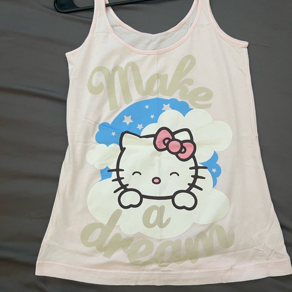 Victoria Couture x Hello Kitty - Limited Edition Rare Pink Tank Top - 100%Cotton